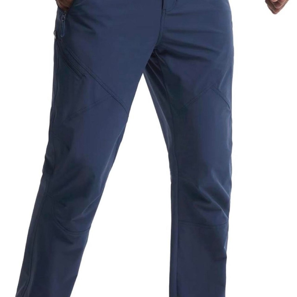 Libin Mens Hiking Pants Quick Dry Stretchy Outdoor Travel Navy Blue 36x32 NEW